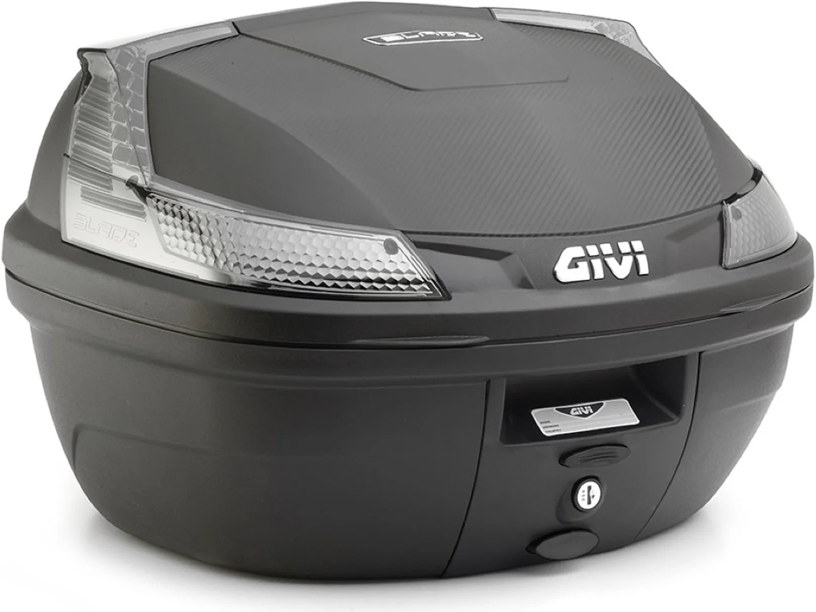 Baúl Monolock Blade Negro Tech 37 Lt Blade Plastico - Givi Compatible Con Ktm 125 Duke (2011-2016)
