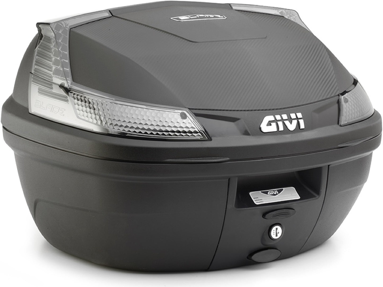 Monolock Blade Black Tech Top Case - 37 Lt Blade Technopolymer - Givi Compatible With Silence S01 (2022-2024)