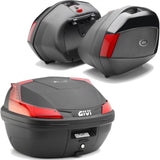 Blade Black Top Case + Side Cases - 107 Lt Blade Technopolymer - Givi Compatible With Yamaha Fz-6 - Fazer (2004-2006)
