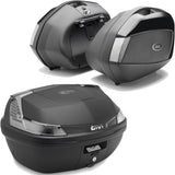 Baúl + Maletas Laterales Blade Negro Tech 117 Lt Blade Plastico - Givi Compatible Con Honda Nc 750 X (2016-2020)