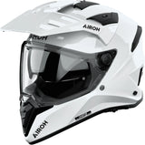 Casco Dual Para Moto Airoh Bandit - Ba14 Thermoplastic Hrt Blanco Gloss Color Talla Xs