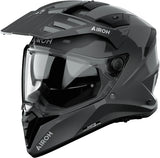 Casco Dual Para Moto Airoh Bandit - Ba99 Thermoplastic Hrt Gris Oscuro Gloss Color Talla Xxxl