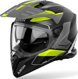 Casco Dual Para Moto Airoh Bandit - Bat31 Thermoplastic Hrt Amarillo Mate Tune Talla S