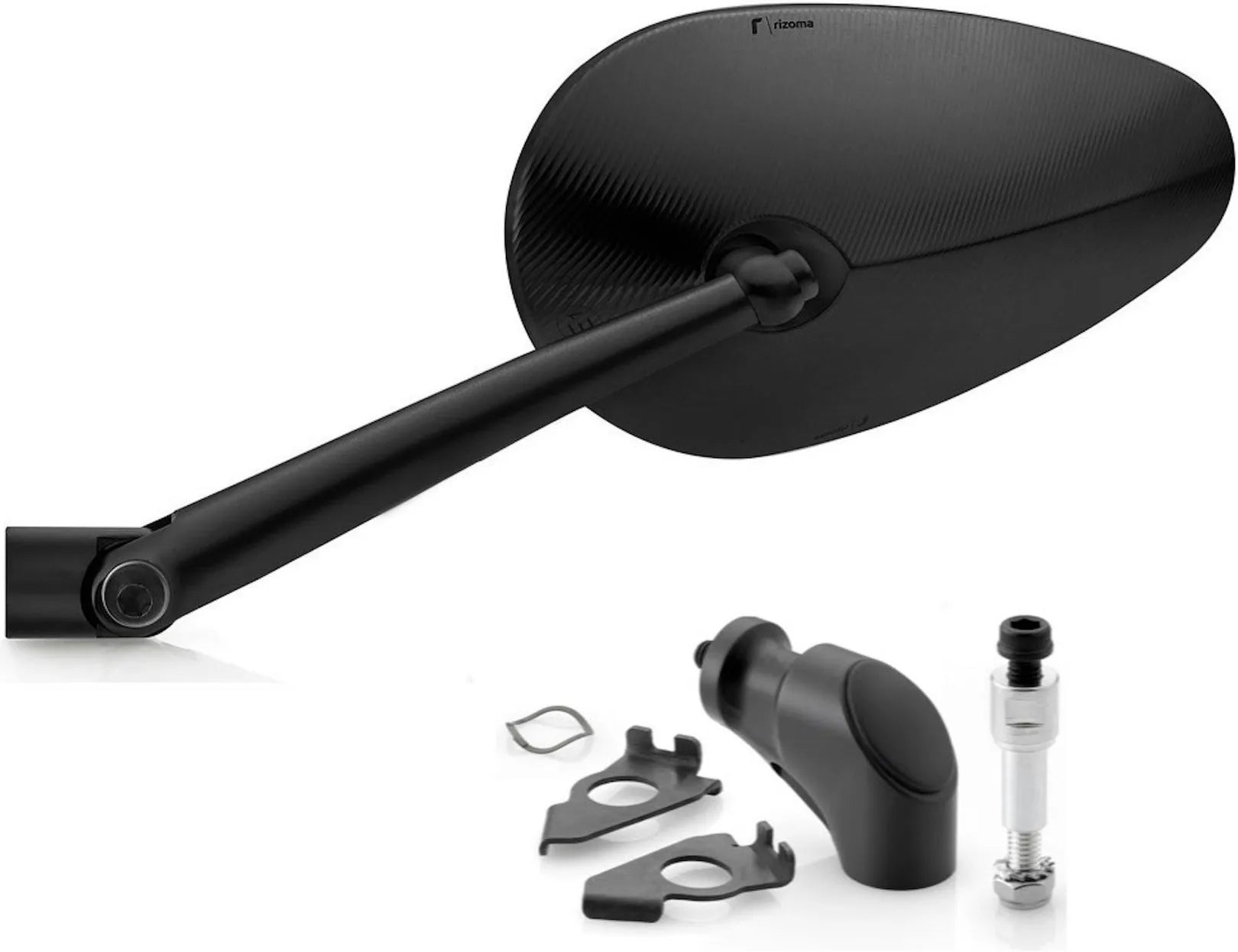 Espejo Side Mount Derecho Radial Rs - Rizoma Compatible Con Yamaha T-Max 500 (2008-2011)