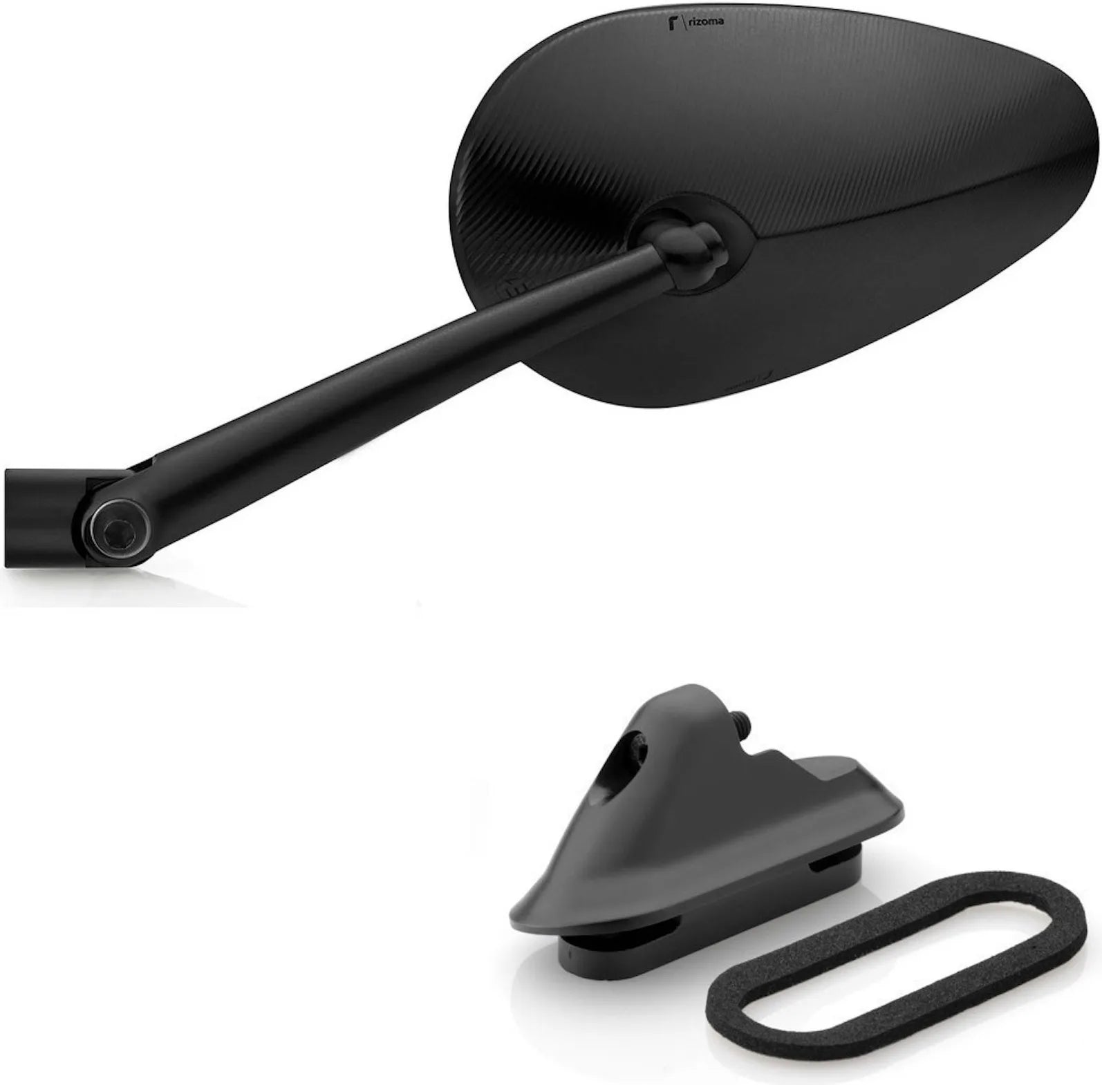 Espejo Side Mount Derecho Carenado Radial Rs - Rizoma Compatible Con Yamaha T-Max 500 (2008-2011)