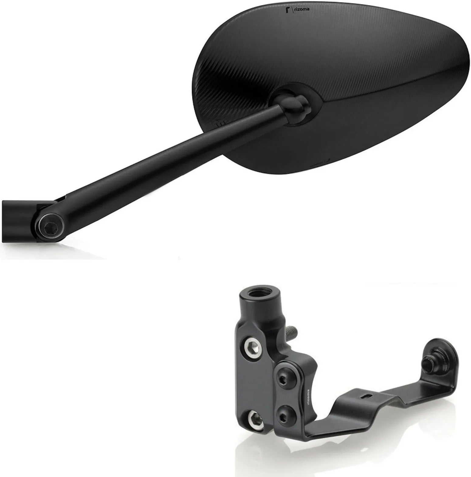 Espejo Side Mount Izquierdo Radial Rs - Rizoma Compatible Con Mv Agusta Rivale 800 Eas (2013-2019)