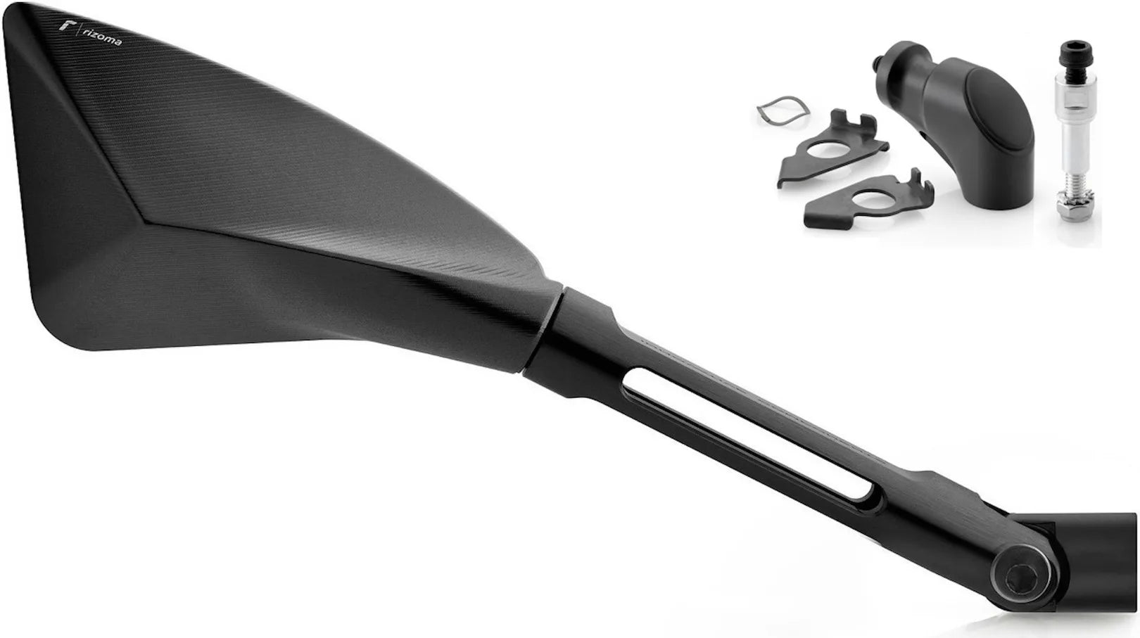 Espejo Side Mount Derecho Tomok - Rizoma Compatible Con Yamaha T-Max 530 (2012-2019)