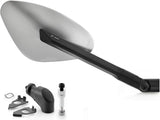 Espejo Side Mount Derecho Genesi - Rizoma Compatible Con Yamaha T-Max 500 (2008-2011)