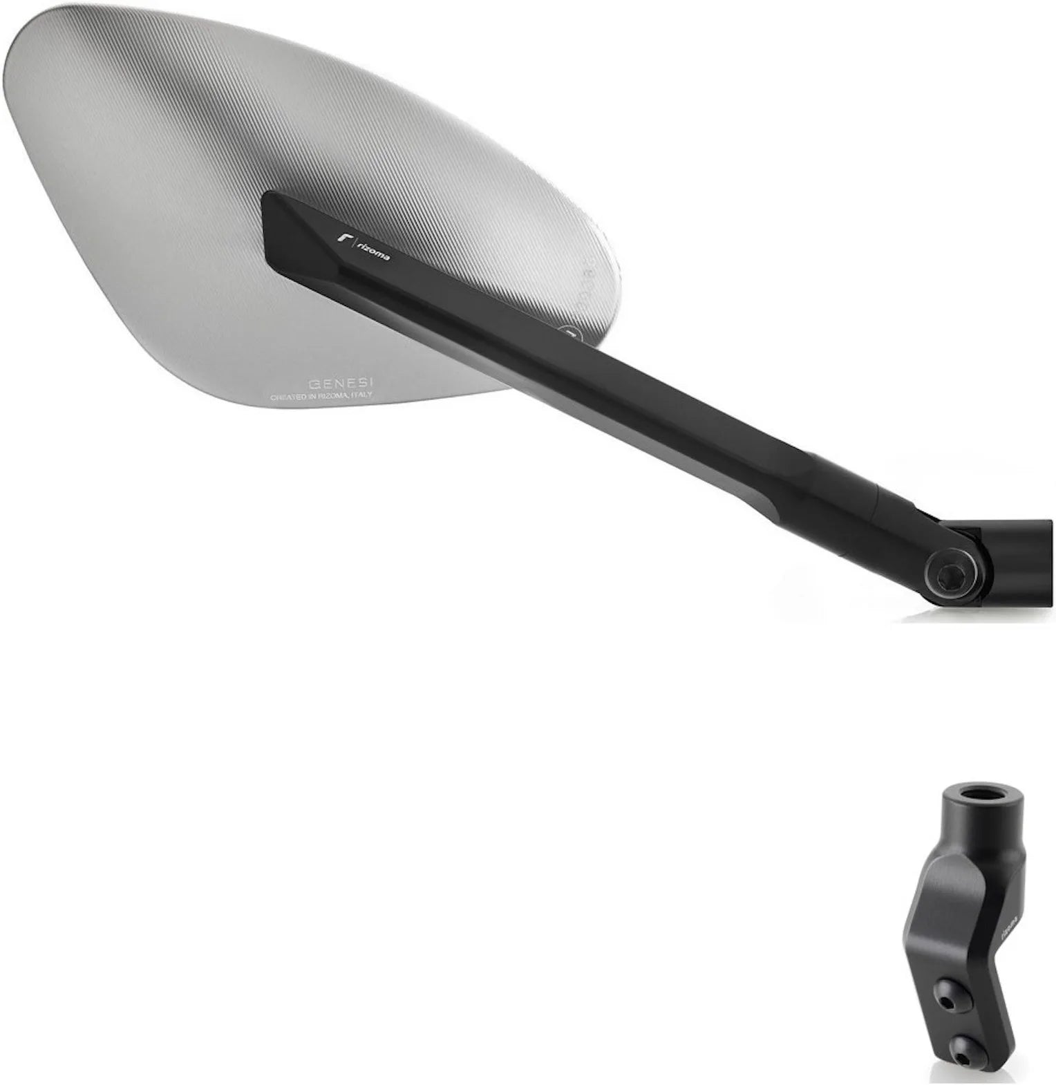 Espejo Side Mount Derecho Genesi - Rizoma Compatible Con Mv Agusta Rivale 800 Eas (2013-2019)