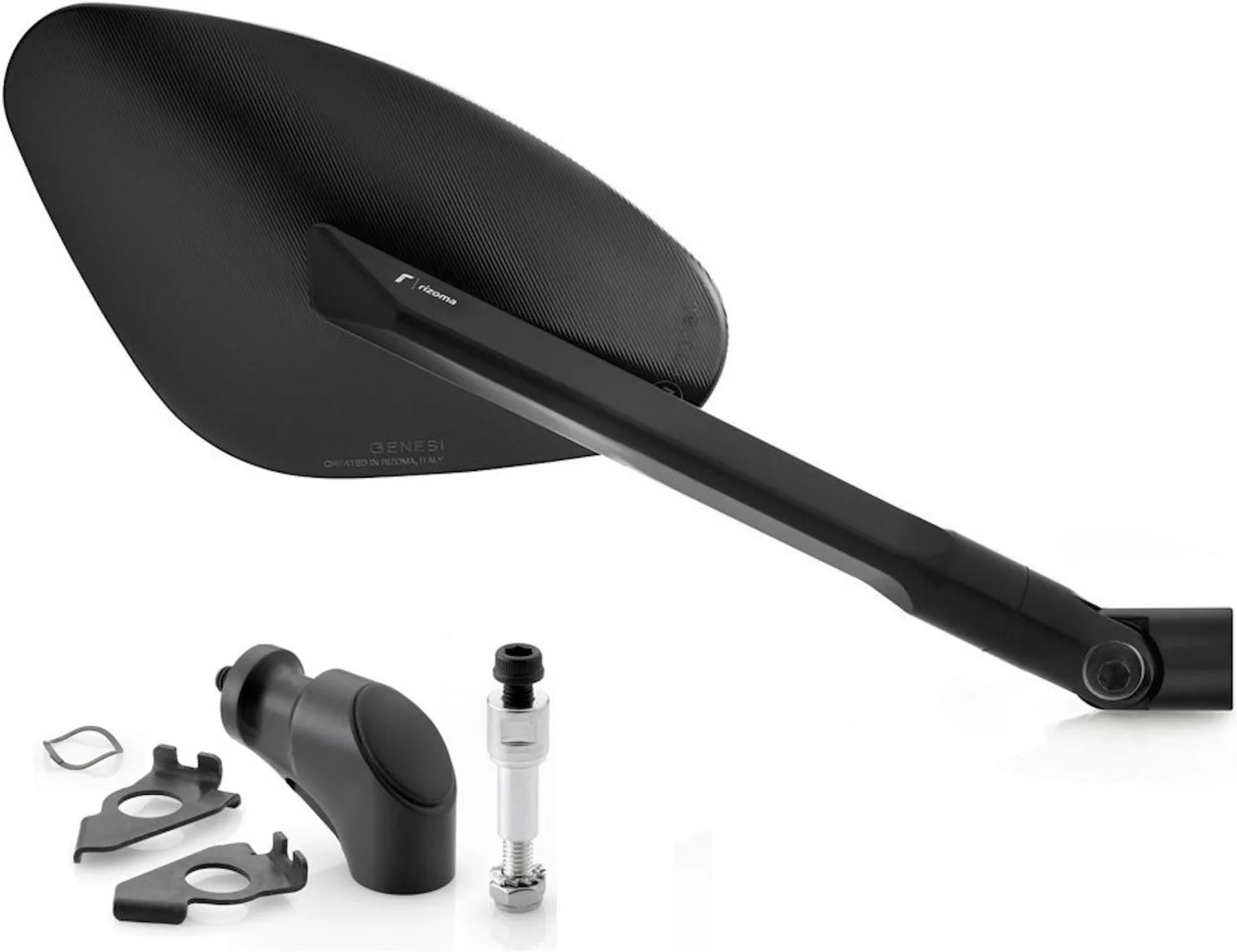 Espejo Side Mount Derecho Genesi - Rizoma Compatible Con Yamaha T-Max 500 (2008-2011)