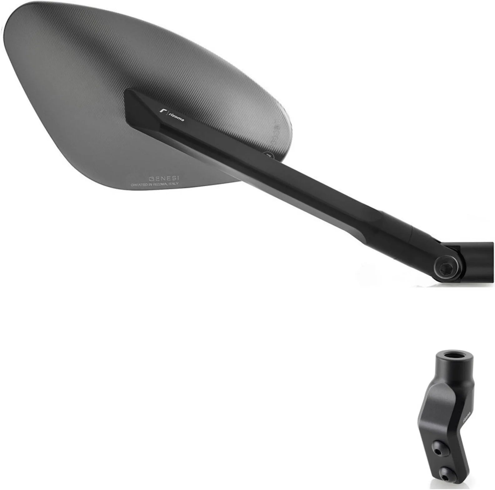 Espejo Side Mount Derecho Genesi - Rizoma Compatible Con Mv Agusta Rivale 800 Eas (2013-2019)