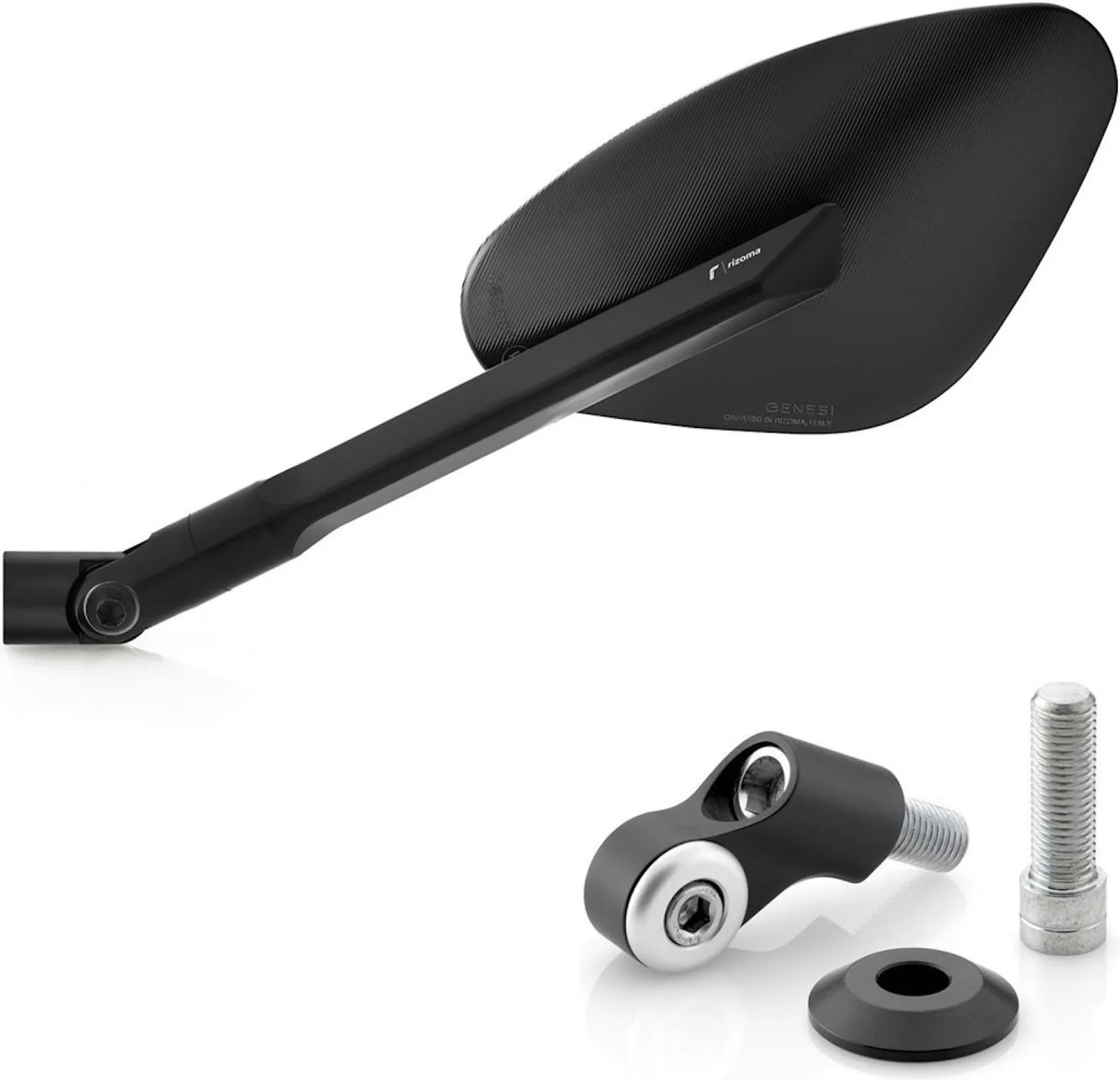 Espejo Side Mount Izquierdo Genesi - Rizoma Compatible Con Ducati Multistrada 1260 (2019-2020)