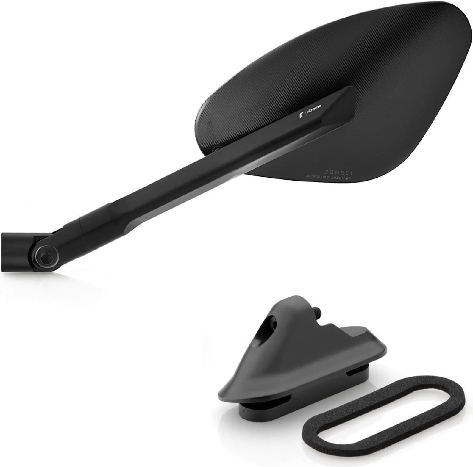 Espejo Side Mount Izquierdo Carenado Genesi - Rizoma Compatible Con Yamaha T-Max 500 (2008-2011)