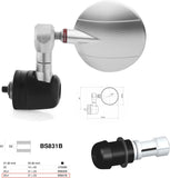 Espejo End Mount Derecho Universal Ø24,5(21>23) Spy-R Ø57 - Rizoma Compatible Con Bmw
