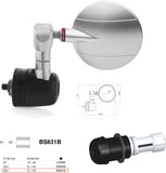 Mirror End Mount Right Universal Ø24,5(21>23) Spy-R Ø57 - Rizoma Compatible With Moto Guzzi