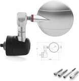 Espejo End Mount Derecho Spy-R Ø57 - Rizoma Compatible Con Bmw C 600 Sport (2012-2015)