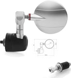 Mirror End Mount Left Spy-R Ø57 - Rizoma Compatible With Mv Agusta Rivale 800 (2013-2015)
