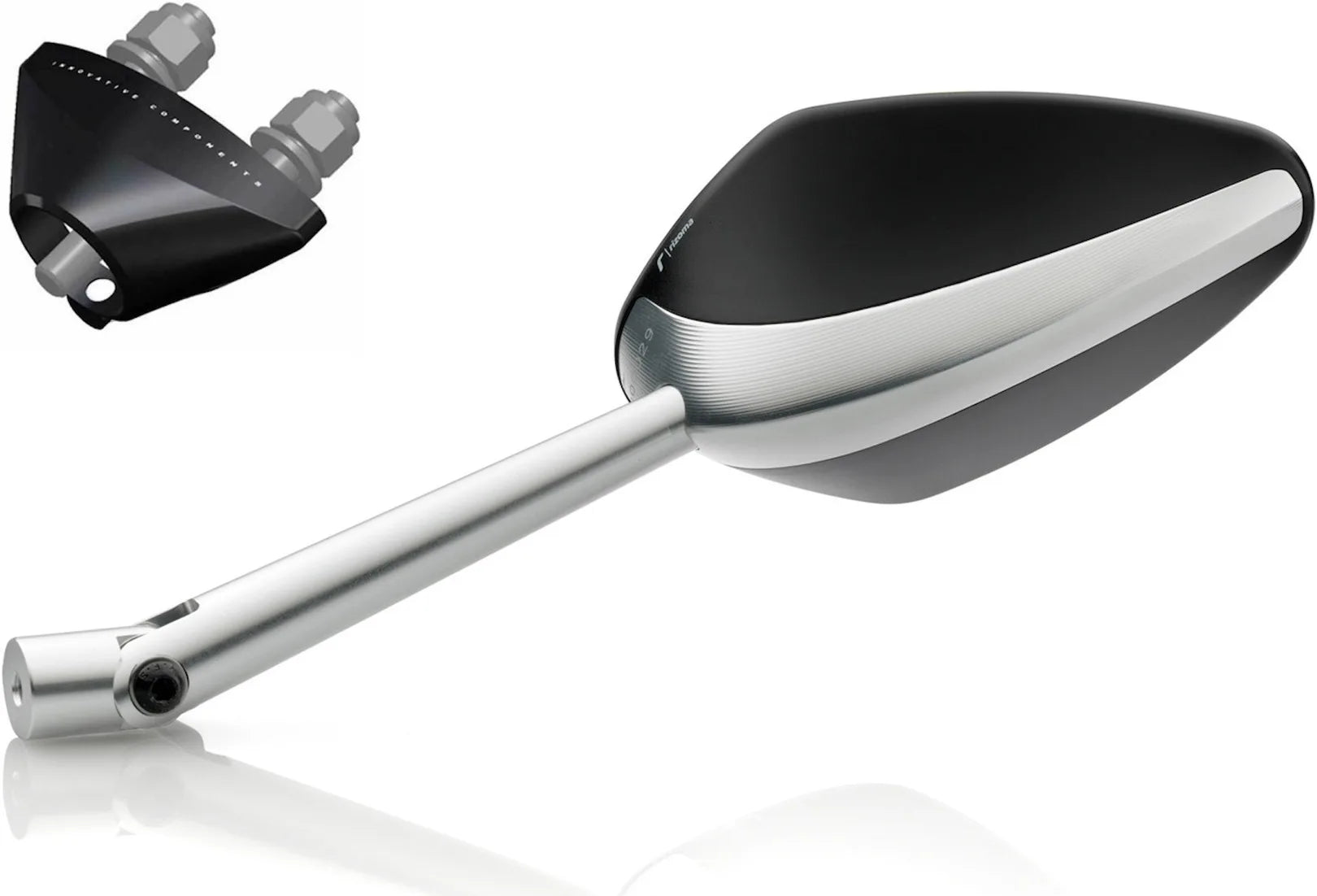 Espejo Side Mount Derecho Universal M8>M10 Veloce - Rizoma Compatible Con Ktm
