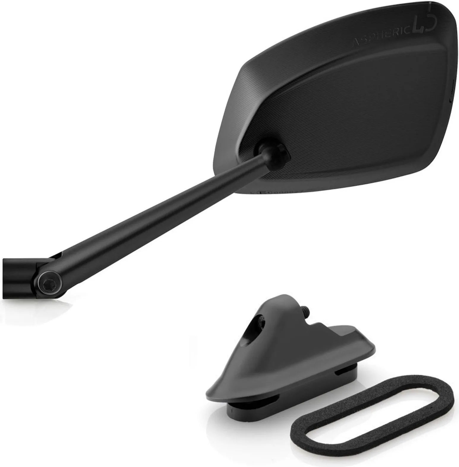 Espejo Side Mount Izquierdo Carenado 4D - Rizoma Compatible Con Yamaha T-Max 500 (2008-2011)