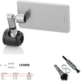Mirror End Mount Left Universal Ø22(13>20) Quantum End - Rizoma Compatible With Ducati