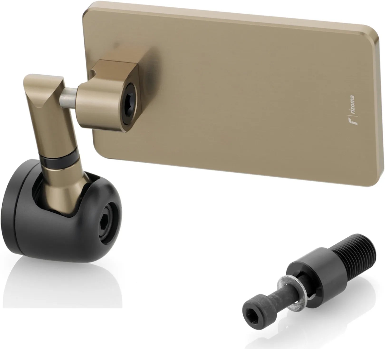 Espejo End Mount Derecho Quantum End - Rizoma Compatible Con Yamaha Mt-10 (2016-2020)