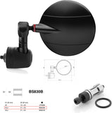 Mirror End Mount Left Universal Ø24,5(21>23) Spy-R Ø80 - Rizoma Compatible With Aprilia