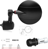 Espejo End Mount Izquierdo Universal Ø24,5(21>23) Spy-R Ø80 - Rizoma Compatible Con Bmw