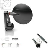 Espejo End Mount Izquierdo Universal Ø22(13>20) Spy-Arm Ø94.5 - Rizoma Compatible Con Bmw