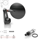 Espejo End Mount Izquierdo Universal Ø24,5(21>23) Spy-Arm Ø80 - Rizoma Compatible Con Ktm
