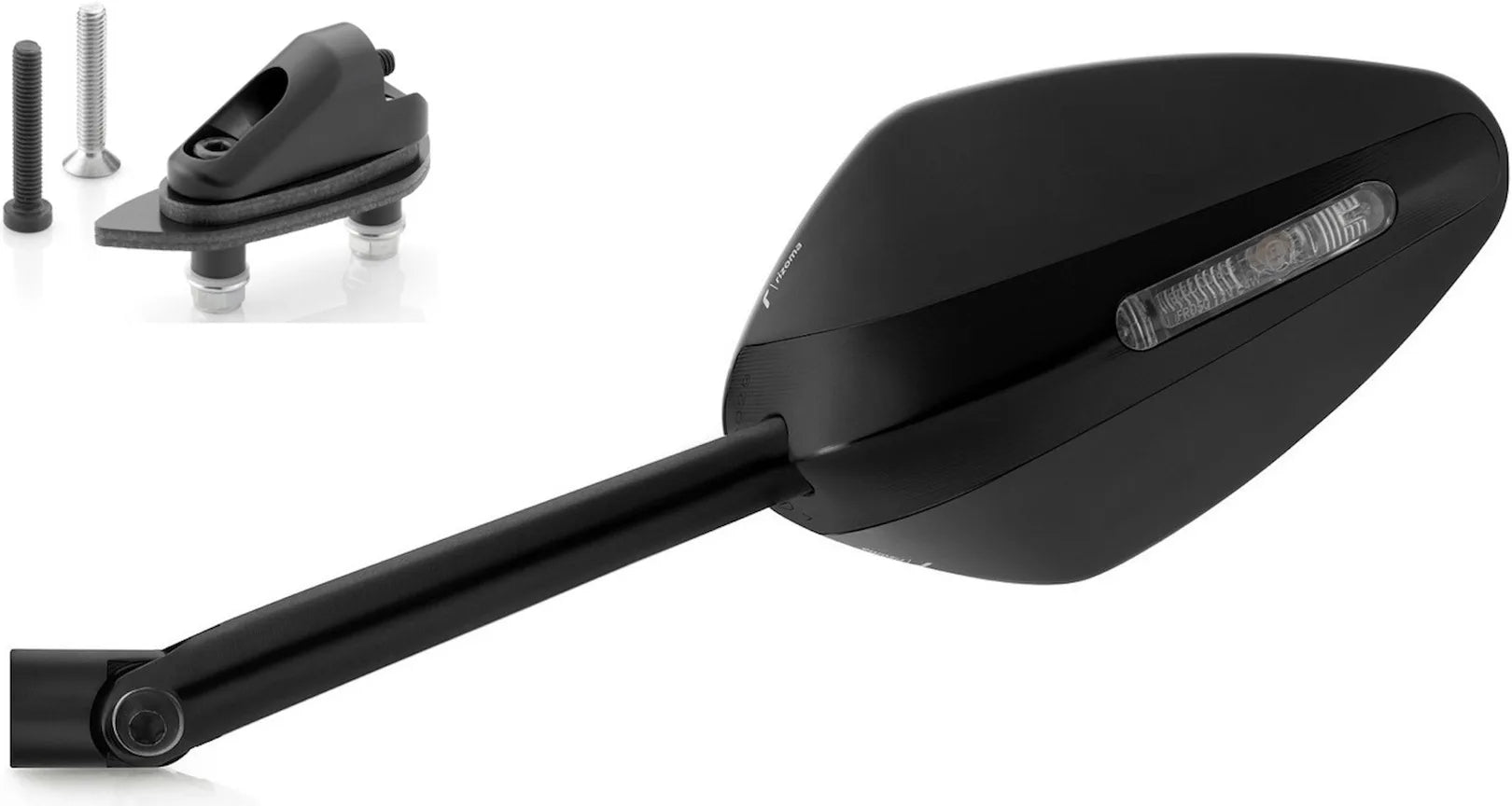 Espejo Sport Mount L Izquierdo Veloce L Sport - Rizoma Compatible Con Kawasaki Ninja 1000 Zx-10R (2008-2010)