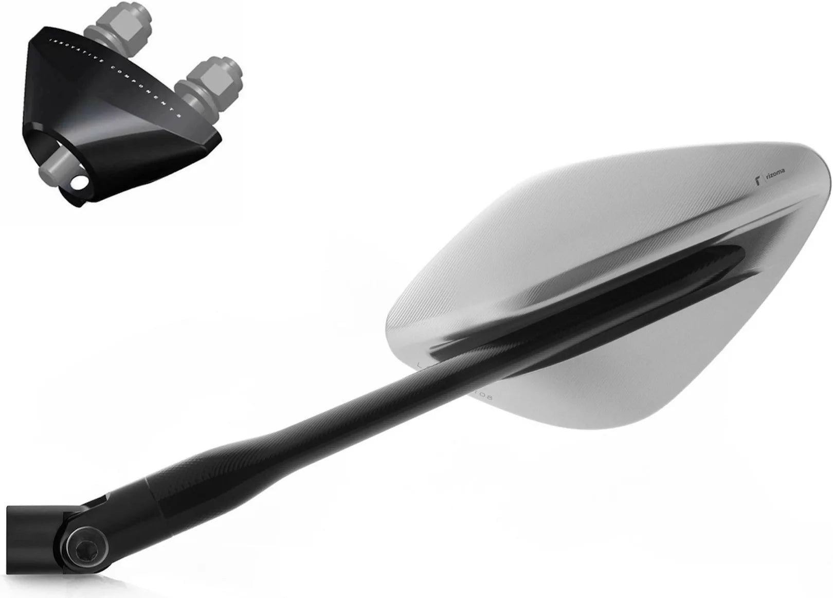 Espejo Sport Mount Izquierdo Namic Sport - Rizoma Compatible Con Yamaha Yzf-R6 (2008-2016)