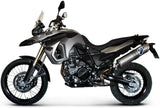 Tubo De Escape Con Homologación Acústica Oval Poppy - Termignoni Compatible Con Bmw F 800 Gs (2009-2015)