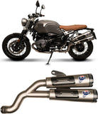Escape Doble Sin Catalizador Con Homologación Acústica Conical Acero Inox Copa Aluminio - Termignoni Compatible Con Bmw Ninety (2016-2020)