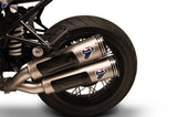 Escape Doble Sin Catalizador Con Homologación Acústica Conical Acero Inox Copa Aluminio - Termignoni Compatible Con Bmw Ninety (2016-2020)