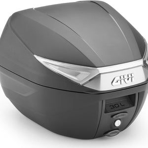 Monolock Black Tech Top Case - 30 Lt C30Nt Technopolymer - Givi Compatible With Kawasaki Z 1000 Sx (2017-2019)