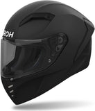 Casco Integral Para Moto Airoh Connor - Cn11 Thermoplastic Hrt Negro Mate Color Talla M