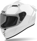 Casco Integral Para Moto Airoh Connor - Cn14 Thermoplastic Hrt Blanco Gloss Color Talla Xl