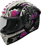 Casco Integral Para Moto Airoh Connor - Cnbl17 Thermoplastic Hrt Gloss Bloom Talla Xs