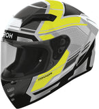 Casco Integral Para Moto Airoh Connor - Cne31 Thermoplastic Hrt Amarillo Gloss Ego Talla S