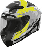 Full-Face Motorcycle Helmet Airoh Connor - Cne31 Thermoplastic Hrt Gloss Yellow Ego Size Xxl