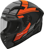 Casco Integral Para Moto Airoh Connor - Cne32 Thermoplastic Hrt Naranja Mate Ego Talla Xs