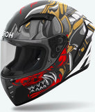 Casco Integral Para Moto Airoh Connor - Cns17 Thermoplastic Hrt Mate Samurai Talla Xxl