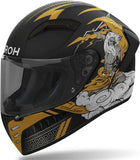 Casco Integral Para Moto Airoh Connor - Cnz35 Thermoplastic Hrt Mate Zeus Talla Xs