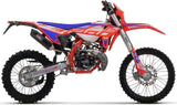 Sistema De Escape Completo Sin Catalizador Y Con Homologación Acústica Sonic Aluminio Negro Fondo Carby - Giannelli Compatible Con Beta Rr 50 Enduro (2021-2023)