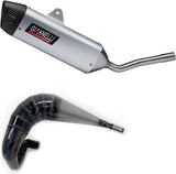 Sistema De Escape Completo Sin Catalizador Y Con Homologación Acústica Sonic Aluminio - Giannelli Compatible Con Sherco Se 50 R Factory (2021)