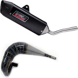 Sistema De Escape Completo Sin Catalizador Y Con Homologación Acústica Sonic Aluminio Negro - Giannelli Compatible Con Sherco Se 50 R Factory (2021)