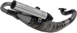 Complete Non-Catalytic Exhaust System With Sound Certification Rekord - Giannelli Compatible With Piaggio Nrg Power Pure Jet Ie (2005-2009)