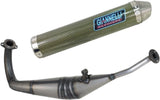 Sistema De Escape Completo Sin Catalizador Y Con Homologación Acústica Street 2T Made In Kevlar - Giannelli Compatible Con Aprilia Rs 125 (1994-2014)