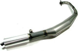Sistema De Escape Completo Sin Catalizador Y Sin Homologación Acústica - Giannelli Compatible Con Honda Nsr 50 (1989-2001)