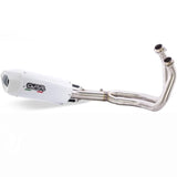 Sistema De Escape Completo Con Catalizador Y Homologación Acústica Albus Evo4 Aluminio Blanco - Gpr Compatible Con Ktm 1290 Super Adventure R - S (2021-2024)